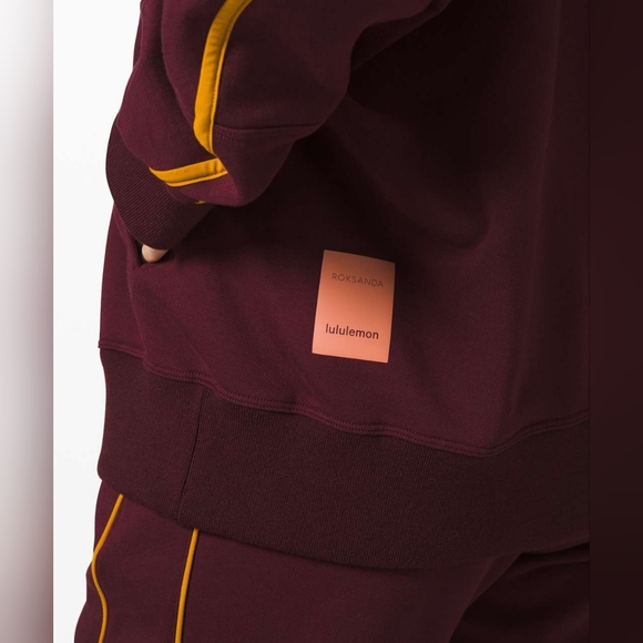 Lululemon Face Forward Sweatshirt *lululemon x Roksanda in Garnet / Fools Gold - Picture 6 of 16